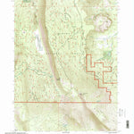United States Geological Survey Swan Lake Point, OR (1998, 24000-Scale) digital map