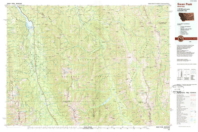 United States Geological Survey Swan Peak, MT (1988, 100000-Scale) digital map