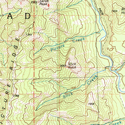 United States Geological Survey Swan Peak, MT (1988, 100000-Scale) digital map