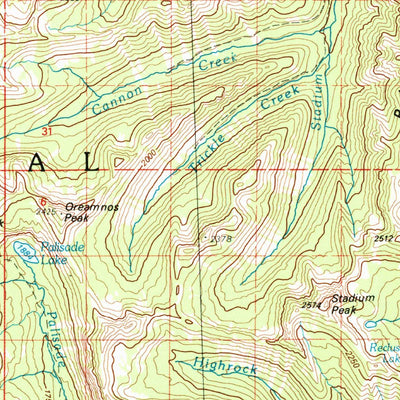 United States Geological Survey Swan Peak, MT (1988, 100000-Scale) digital map
