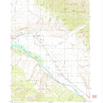 United States Geological Survey Swan Valley, ID (1966, 24000-Scale) digital map