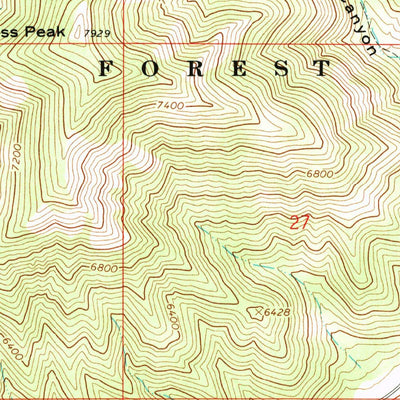 United States Geological Survey Swan Valley, ID (1966, 24000-Scale) digital map