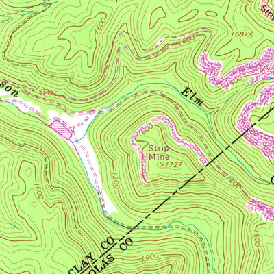 United States Geological Survey Swandale, WV (1967, 24000-Scale) digital map