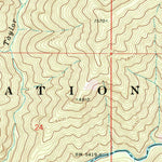 United States Geological Survey Swanholm Peak, ID (1972, 24000-Scale) digital map