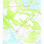 United States Geological Survey Swanquarter, NC (1951, 24000-Scale) digital map