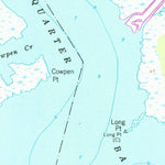 United States Geological Survey Swanquarter, NC (1951, 24000-Scale) digital map