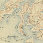 United States Geological Survey Swans Island, ME (1904, 62500-Scale) digital map