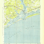 United States Geological Survey Swansboro, NC (1942, 62500-Scale) digital map