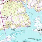 United States Geological Survey Swansboro, NC (1952, 24000-Scale) digital map