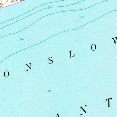 United States Geological Survey Swansboro, NC (1952, 24000-Scale) digital map