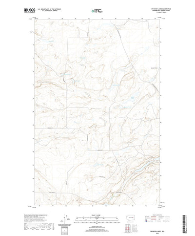 United States Geological Survey Swanson Lakes, WA (2020, 24000-Scale) digital map