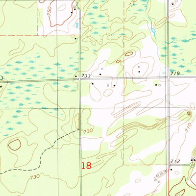 United States Geological Survey Swanson, MI-WI (1982, 24000-Scale) digital map