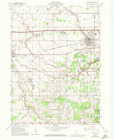 United States Geological Survey Swanton, OH (1960, 24000-Scale) digital map
