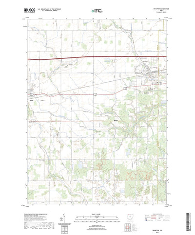 United States Geological Survey Swanton, OH (2023, 24000-Scale) digital map