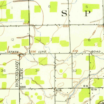 United States Geological Survey Swanton, OH-MI (1911, 62500-Scale) digital map