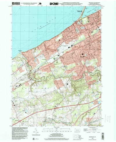 United States Geological Survey Swanville, PA (1998, 24000-Scale) digital map