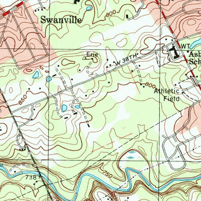 United States Geological Survey Swanville, PA (1998, 24000-Scale) digital map