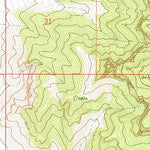 United States Geological Survey Swasey Peak, UT (1972, 24000-Scale) digital map