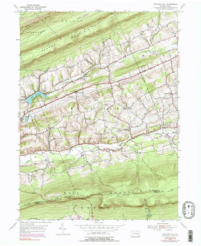 United States Geological Survey Swatara Hill, PA (1955, 24000-Scale) digital map