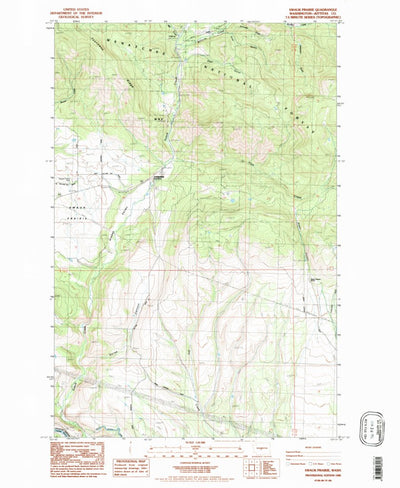 United States Geological Survey Swauk Prairie, WA (1985, 24000-Scale) digital map