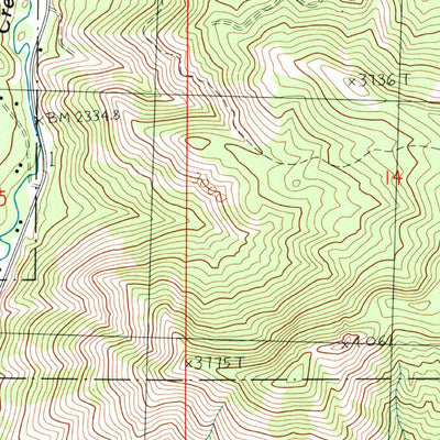 United States Geological Survey Swauk Prairie, WA (1985, 24000-Scale) digital map