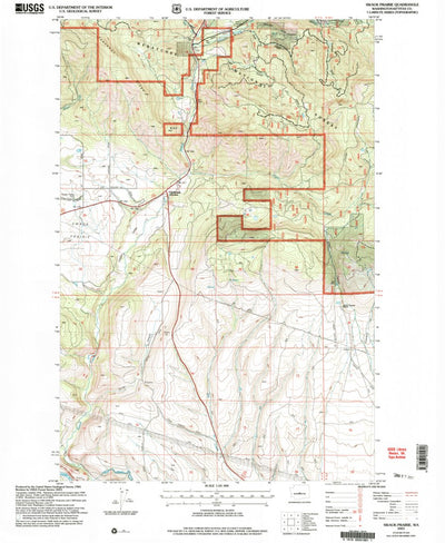 United States Geological Survey Swauk Prairie, WA (2003, 24000-Scale) digital map