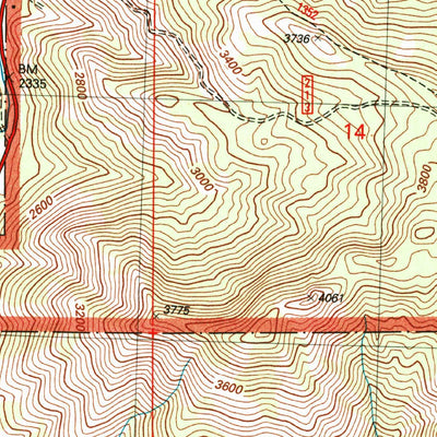 United States Geological Survey Swauk Prairie, WA (2003, 24000-Scale) digital map