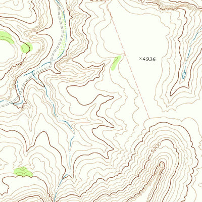 United States Geological Survey Swayback Mountain, TX (1972, 24000-Scale) digital map
