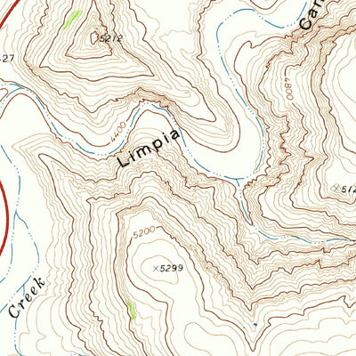 United States Geological Survey Swayback Mountain, TX (1972, 24000-Scale) digital map