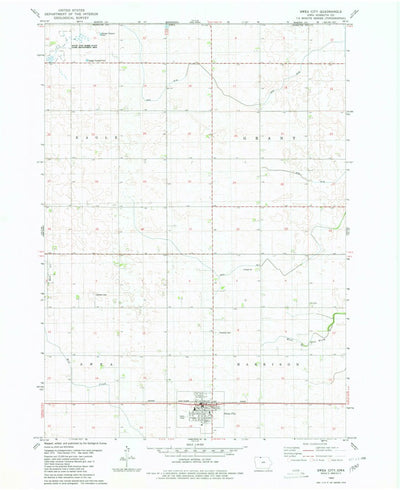 United States Geological Survey Swea City, IA (1980, 24000-Scale) digital map