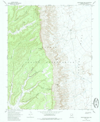 United States Geological Survey Sweathouse Peak, AZ (1968, 24000-Scale) digital map
