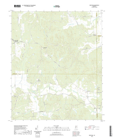 United States Geological Survey Sweatman, MS (2020, 24000-Scale) digital map