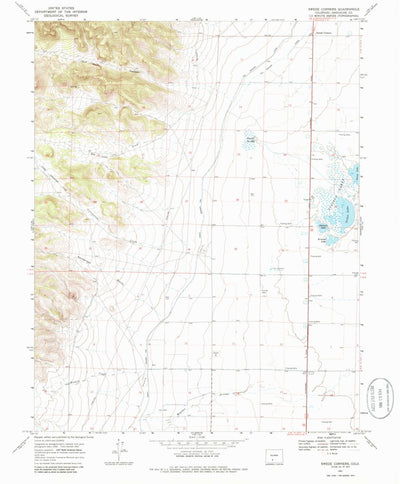 United States Geological Survey Swede Corners, CO (1967, 24000-Scale) digital map