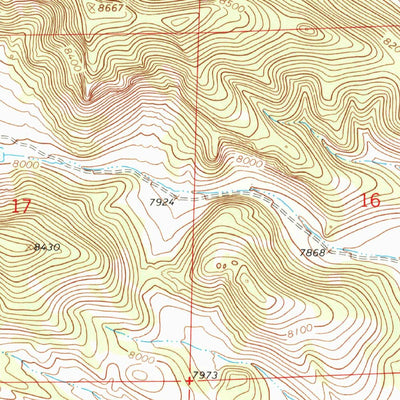 United States Geological Survey Swede Corners, CO (1967, 24000-Scale) digital map