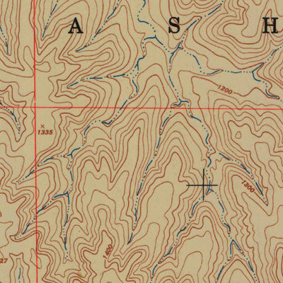 United States Geological Survey Swede Creek, KS (1951, 24000-Scale) digital map