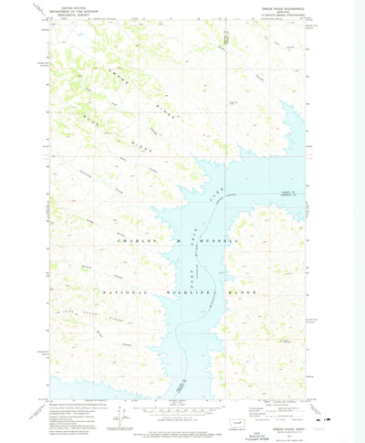 United States Geological Survey Swede Ridge, MT (1971, 24000-Scale) digital map