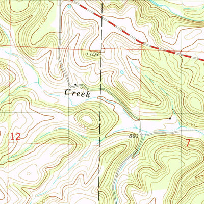 United States Geological Survey Sweden, MO (1982, 24000-Scale) digital map
