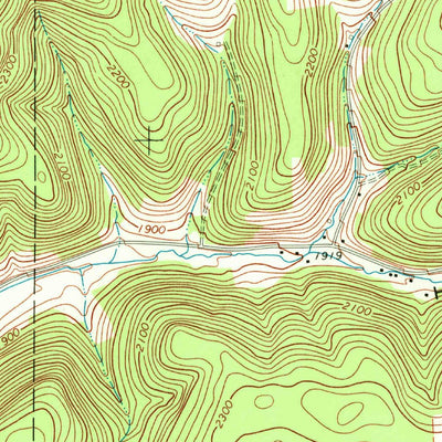 United States Geological Survey Sweden Valley, PA (1969, 24000-Scale) digital map