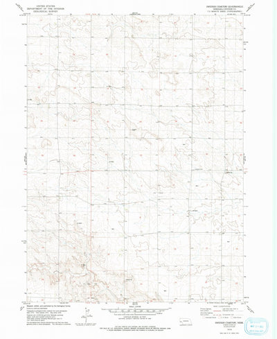 United States Geological Survey Swedish Cemetery, NE (1979, 24000-Scale) digital map