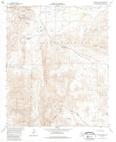 United States Geological Survey Sweeney Pass, CA (1959, 24000-Scale) digital map
