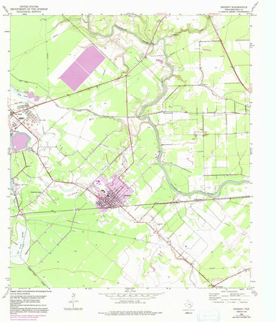 United States Geological Survey Sweeny, TX (1952, 24000-Scale) digital map