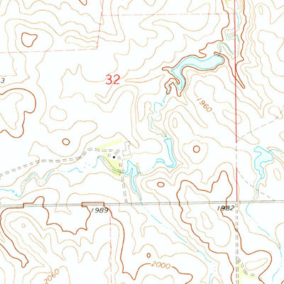United States Geological Survey Sweet Briar, ND (1972, 24000-Scale) digital map