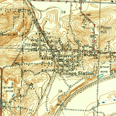 United States Geological Survey Sweet Home, AR (1945, 31680-Scale) digital map