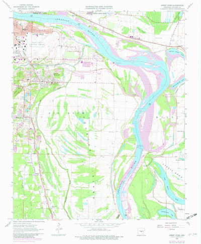 United States Geological Survey Sweet Home, AR (1961, 24000-Scale) digital map