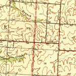 United States Geological Survey Sweet Springs, MO (1945, 62500-Scale) digital map