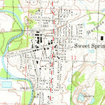 United States Geological Survey Sweet Springs, MO (1973, 24000-Scale) digital map