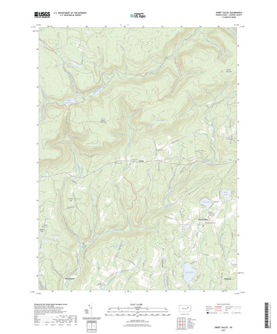 United States Geological Survey Sweet Valley, PA (2023, 24000-Scale) digital map