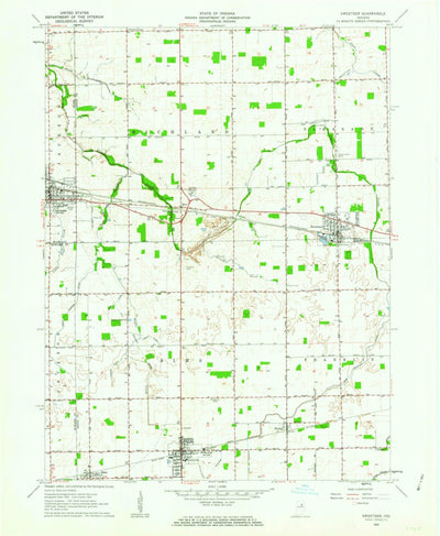United States Geological Survey Sweetser, IN (1962, 24000-Scale) digital map