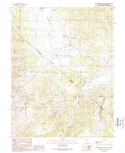 United States Geological Survey Sweetwater Creek, NV-CA (1989, 24000-Scale) digital map