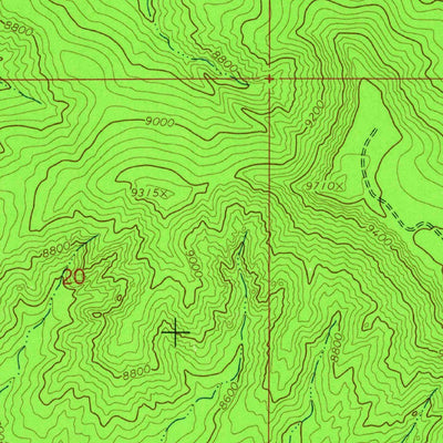 United States Geological Survey Sweetwater Creek, UT (1964, 24000-Scale) digital map